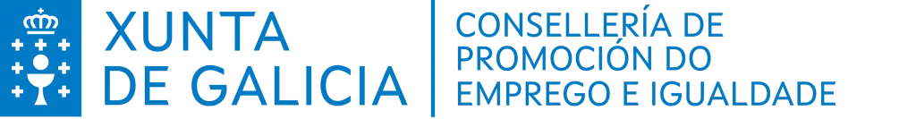 Logo Consellería de Promoción do Emprego e Igualdade